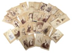 EDWARDIAN / VICTORIAN AUTOGRAPHS - SIGNED CABINET PHOTOGRAPHS
