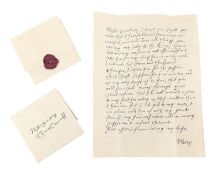 WOLF HALL (2024) - SCREEN USED PROP LETTER