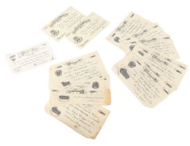 POLDARK (BBC DRAMA SERIES) - PRODUCTION USED PROP BANK NOTES