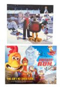 AARDMAN ANIMATIONS - TWO SIGNED POSTERS