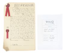 POLDARK (BBC DRAMA SERIES) - DWIGHT ENYS PROP NAVAL CONTRACT