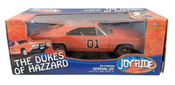 THE DUKES OF HAZZARD - JOHN SCHNEIDER SIGNED 1/18 GENERAL LEE JOYRIDE