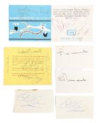 BRITISH TELEVISION - AUTOGRAPHS & AUDIENCE TICKETS