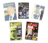 TENNIS - COLLECTION OF SIGNED BOOKS