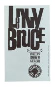 LENNY BRUCE (D.1966) - SCARCE ORIGINAL FLYER FOR A GIG THAT NEVER HAPPENED