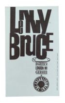 LENNY BRUCE (D.1966) - SCARCE ORIGINAL FLYER FOR A GIG THAT NEVER HAPPENED
