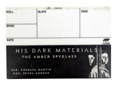 HIS DARK MATERIALS (S3 2022) - ORIGINAL PRODUCTION USED CLAPPERBOARD SLATE