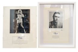 MUSIC - TWO FRAMED SIGNED PRINTS BY STUDIO