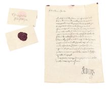 WOLF HALL (2024) - SCREEN USED PROP LETTER