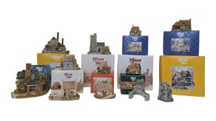LILLIPUT LANE, CUMBRIA - COLLECTION OF LATE 20TH CENTURY RESIN COTTAGE HOUSE FIGURES
