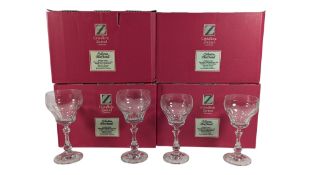 CRISTALLERIE ZWIESEL - FOUR SETS OF LATE 20TH CENTURY GERMAN DRINKING GLASSES