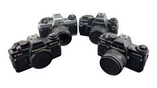 PRAKTICA, GERMANY - FOUR VINTAGE 35MM SLR CAMERAS
