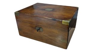 GEORGE III WALNUT WRITING SLOPE