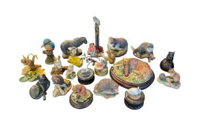 COLLECTION OF RESIN CAST FIGURINES