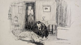 LESLIE GILBERT ILLINGWORTH (1902-1979) - 20TH CENTURY ILLUSTRATION CARTOON