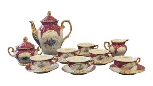 VINTAGE MID 20TH CENTURY 1940S BAVARIAN GILT TEA / COFFEE SERVING