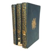 MORRIS, F. O. - 1875 A NATURAL HISTORY OF THE NESTS AND EGGS OF BRITISH BIRDS, 3VOLS, COLOUR PLATES