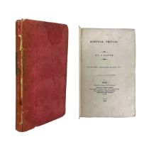 MONTGOMERY, ROBERT - 1825 POETICAL TRIFLES, BY A YOUTH, VERY SCARCE FIRST EDITION