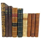 POETRY - A COLLECTION OF 19TH-CENTURY POETRY, LEATHER-BOUND COPIES