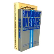 BRADBURY, RAY - TWO SIGNED BOOKS, TO INCLUDE "A GRAVEYARD FOR LUNATICS" & "ON STAGE"