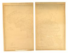 MAP OF BELGIUM - 1957 & 1964 ATLAS VAN BELGIE & ATLAS DE BELGIQUE