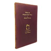 WAUGH, EVELYN - [c1948] WINE IN PEACE AND WAR, SIGNED, LIMITED EDITION NO.13/100