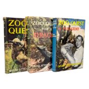ATTENBOROUGH, DAVID - 1956-9 ZOO QUEST FOR DRAGON, IN PARAGUAY & TO GUIANA, 1ST EDITIONS