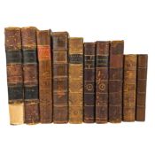 BINDINGS: 18TH & 19TH CENTURY LITERATURE, INC. MARKHAM'S ENGLAND, FRESHFIELD'S ITALIAN ALPS, ETC.