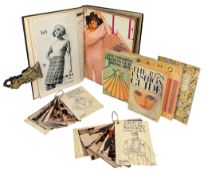 FASHION - 1960'S ISSUES OF ELLE MAGAZINE, TWO PHOTOPACKS (1982) & LONDON FASHION GUIDES