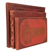 19TH / 20TH CENTURY VIEW BOOKS - TO INC. AUSTRALIA, EGYPT & ITALY