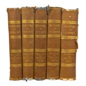 BRAYLEY & BRITTON - 1850 A TOPOGRAPHICAL HISTORY OF SURREY, IN 5 VOLUMES
