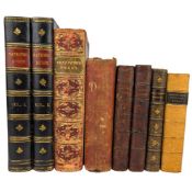 POETRY & LETTERS - 19TH CENTURY POETRY AND LETTERS, BOUND IN LEATHER