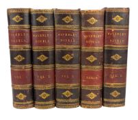 SCOTT, SIR WALTER - 1890-2 THE WAVERLEY NOVELS, BOUND IN HALF MOROCCO