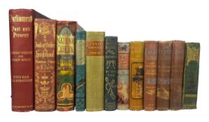 19TH CENTURY LITERATURE, BOUND IN DECORATIVE CLOTH - INC. HISTORY, FICTION, SPORTING INTEREST ETC.