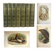 LORD LILFORD: 1885-1897 COLOURED FIGURES OF THE BIRDS OF THE BRITISH ISLANDS, BICKERS BINDING