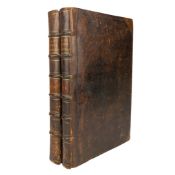 WOOD, ANTHONY - 1721 AN EXACT HISTORY OF ALL THE WRITERS AND BISHOPS....OF OXFORD, 2VOLS