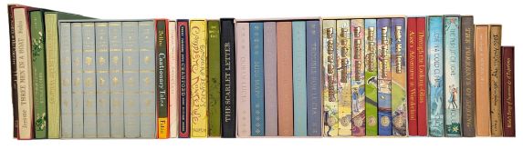 THE FOLIO SOCIETY - COLLECTION OF 37 VOLUMES TO INC. JANE AUSTEN, P. G. WODEHOUSE, LEWIS CARROLL ETC