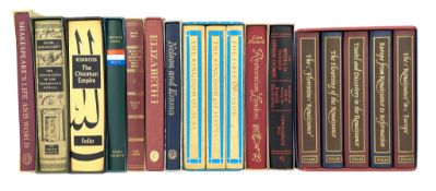 THE FOLIO SOCIETY - COLLECTION TO INC. STORY OF THE RENNAISSANCE, HISTORY OF THE CRUSADES ETC.