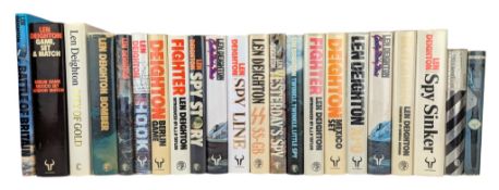 DEIGHTON, LEN - LARGE COLLECTION OF FIRST EDITION SPY NOVELS FROM LEN DEIGHTON
