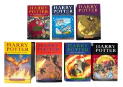 ROWLING, J. K. - COMPLETE RUN OF HARRY POTTER NOVELS, INC. FIRST EDITIONS