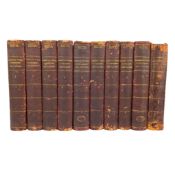 BEAUMONT & FLETCHER - 1778 THE DRAMATICK WORKS OF BEAUMONT AND FLETCHER, 10VOLS