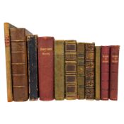 POETRY - A COLLECTION OF 19TH & 20TH CENTURY POETRY, BOUND IN LEATHER, INC. TENNYSON, LONGFELLOW ETC