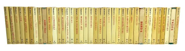 COLLECTION OF 38 OBSERVER'S BOOK - TO INCLUDE BIRDS, TREES, FOSSILS, SEASHORE ANIMALS, ETC.