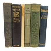 COLLECTION OF 19TH & 20TH CENTURY ADVENTURE NOVELS, TO INC. H. RIDER HAGGARD, BRET HARTE, ETC.