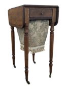 VICTORIAN 19TH CENTURY LADIES WORK SEWING BOX