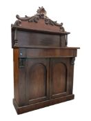 19TH CENTURY VICTORIAN MAHOGANY SIDEBOARD / CHIFFONIER