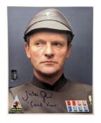 STAR WARS - JULIAN GLOVER (GENERAL VEERS) - OFFICIAL PIX SIGNED 8X10