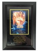 STAR WARS - DAVE PROWSE (1935-2020) - SIGNED POSTER DISPLAY