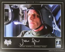 STAR WARS - JULIAN GLOVER (GENERAL VEERS) - OFFICIAL PIX SIGNED 8X10