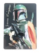 STAR WARS - BOBA FETT - JASON WINGREEN (D. 2015) AUTOGRAPH
